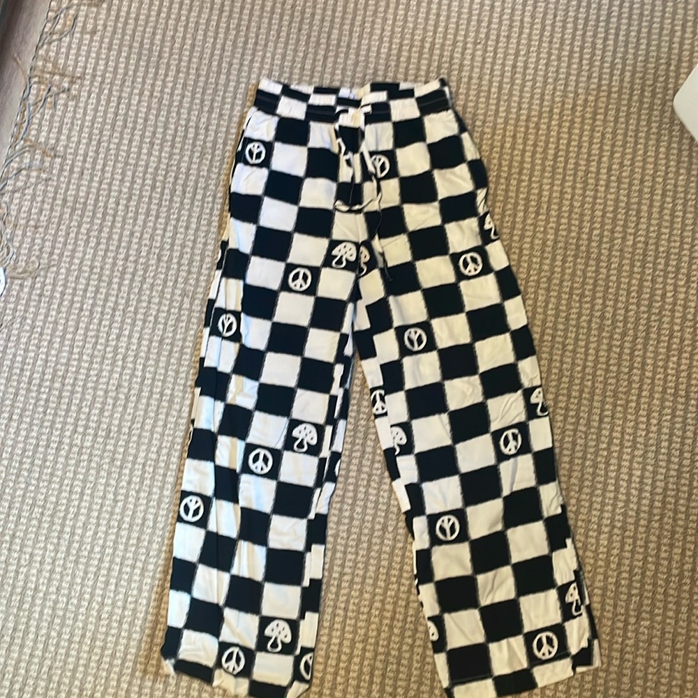uo checkerboard pants